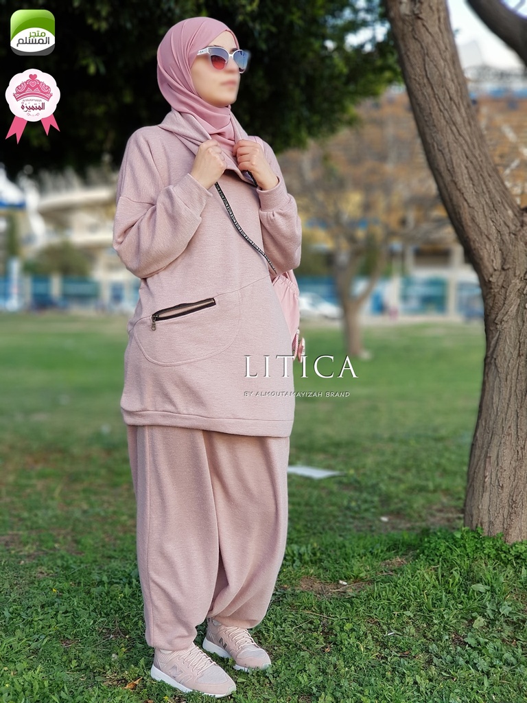 Liticia capuche + pantalon molleton