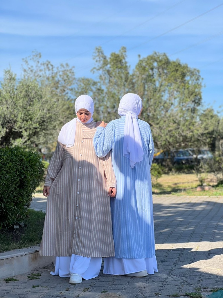 Robe chemise Rayure