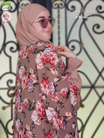 Safa fleuri Gilet 