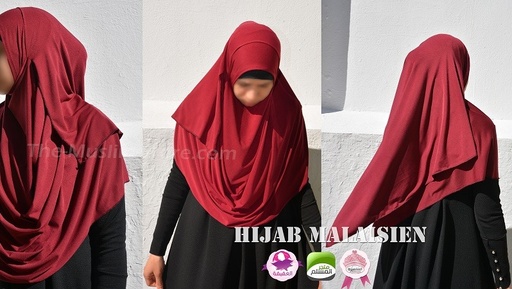 Hijab malizie froissé